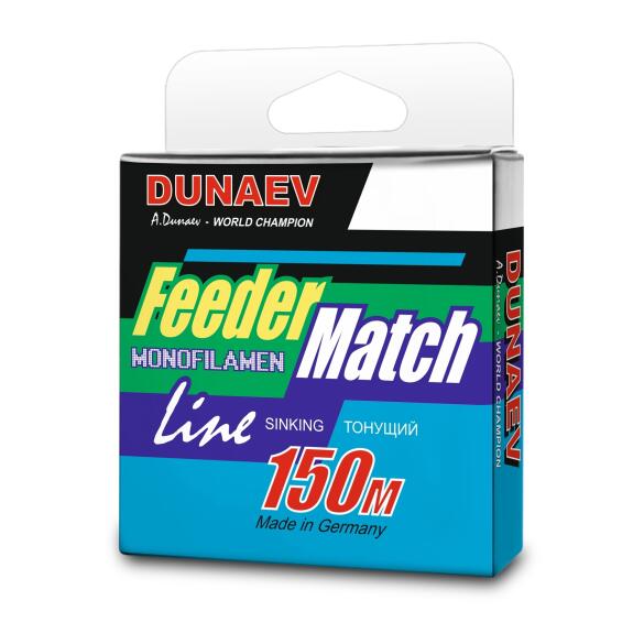 Леска Dunaev Feeder-Match Sinking Black 0.28мм 150м