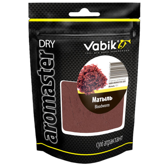 Аттрактант Vabik AROMASTER-DRY Мотыль 100гр