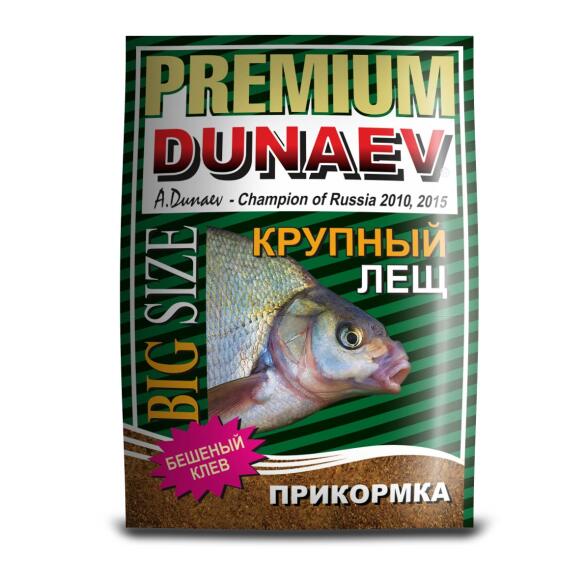 1кг Прикормка "DUNAEV-PREMIUM"  Лещ Крупная Фракция