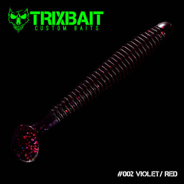 Резина Trix Swing Shad 4 #002 violet/red