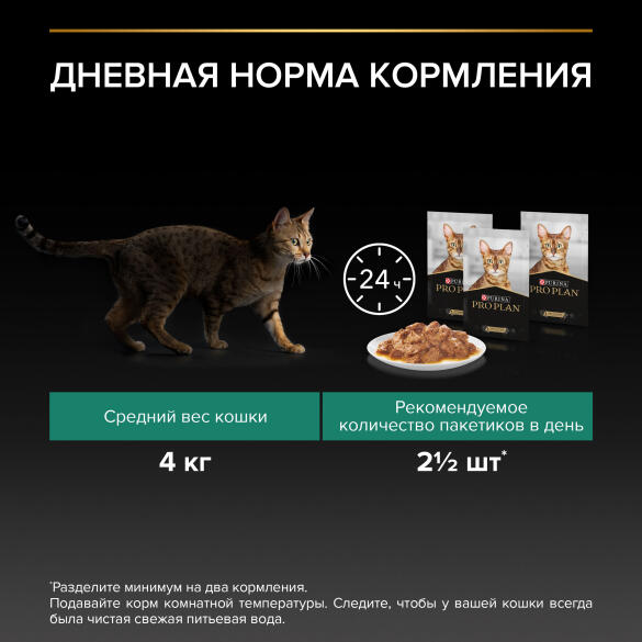 85гр Корм для кошек PRO PLAN Sterilised с Кроликом в соусе