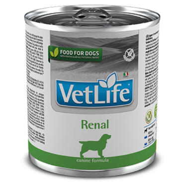 300гр Консервы Farmina Vet Life Natural Diet Dog Renal диета для взрослых собак при заболеваниях почек, паштет