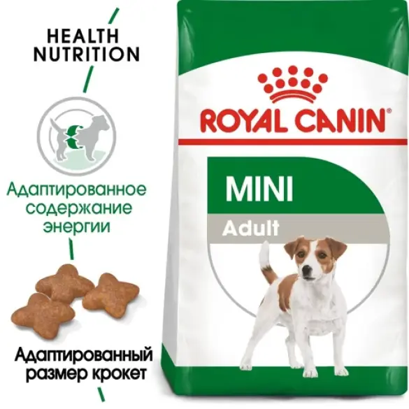 8кг Корм ROYAL CANIN Mini Adult для взрослых собак мелких пород
