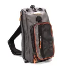 Сумка-рюкзак рыболовная "СЛЕДОПЫТ" Sling Shoulder Bag, 44х24х17см, Серый