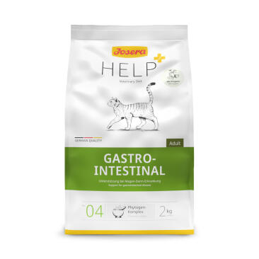 2кг Корм Josera Нelp Gastro Cat (33,2/17,8) для взрослых кошек при заболеваниях желудочно-кишечного тракта