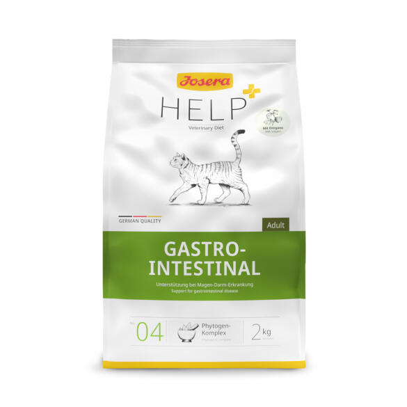 2кг Корм Josera Нelp Gastro Cat (33,2/17,8) для взрослых кошек при заболеваниях желудочно-кишечного тракта