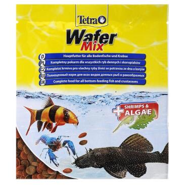 15гр Корм TETRA Wafer Mix Чипсы для травоядных хищных и донных рыб