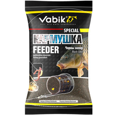 Прикормка VABIK FEEDER Черный 1кг