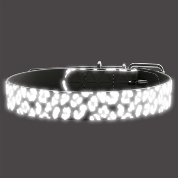 Ошейник HUNTER Collar Convenience Refl 50/M, Серый/Лев
