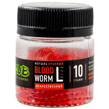 Мотыль искусственный ZUB BLOODWORM  красный