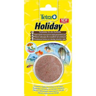 30гр Корм TETRA Holiday на время отпуска (до 14 дней) для всех видов декоративных рыб
