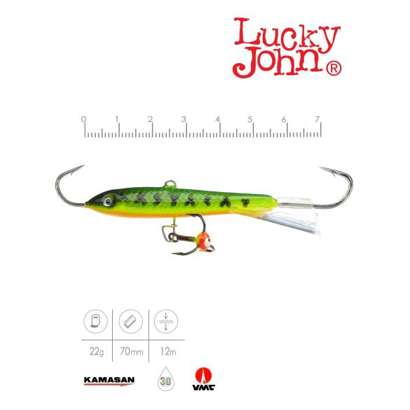 Балансир Lucky John CLASSIC 7 + тр. 70мм 20