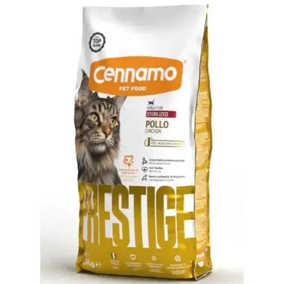 1,5кг Корм Cennamo PRC Adult STERILIZED POLLO для взрослых стерилизованных кошек с Курицей