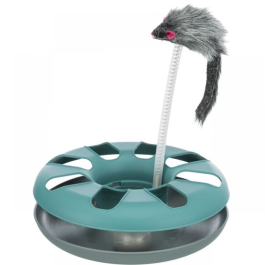 Игра TRIXIE для кошек "Crazy Circle " с пушистой мышкой, 24х29см