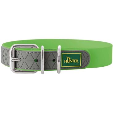 Ошейник HUNTER Collar Convenience 50/M, Зеленое яблоко