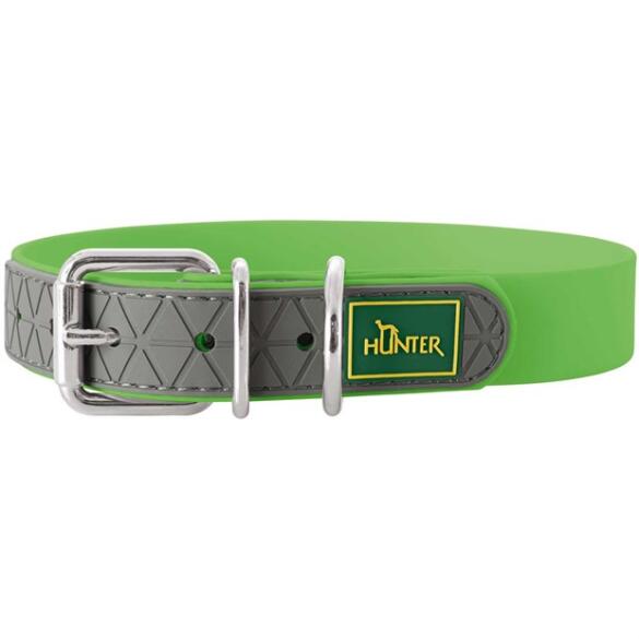 Ошейник HUNTER Collar Convenience 50/M, Зеленое яблоко