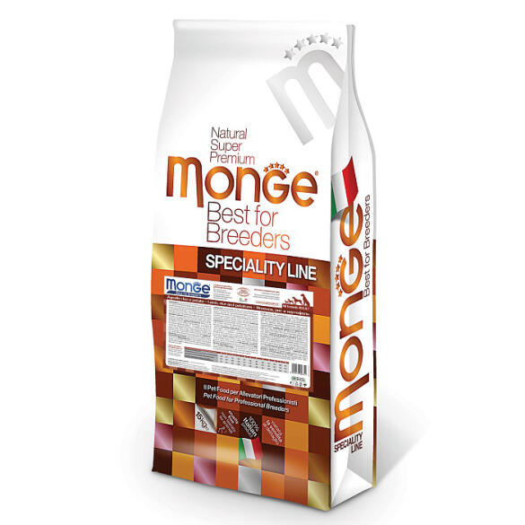 15кг Корм Monge Dog Monoprotein Adult Lamb/Rice для взрослых собак всех пород c Ягненком и рисом