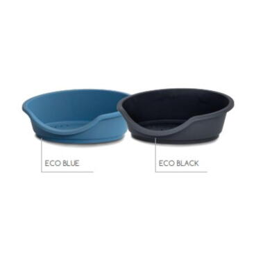 Лежак TINO 60 ECO для животных пластиковый, голубой