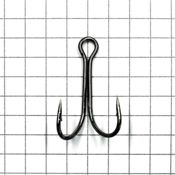 Крючок Namazu «Double Hook Long», размер 4 (INT), цвет BN, Двойник 1шт