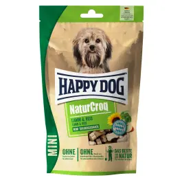 0,8кг Корм Happy Dog NaturCroq Mini Lamm&Reis для взрослых собак мелких пород с чувствительным пищеварением с Ягнёнком и рисом
