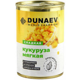400мл Кукуруза Мягкая DUNAEV металлобанка, Оригинальная