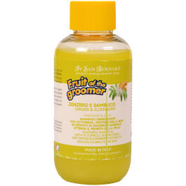 Шампунь ISB Fruit of the Groomer Ginger&Elderbery для любого типа шерсти против раздражений и перхоти, 100мл