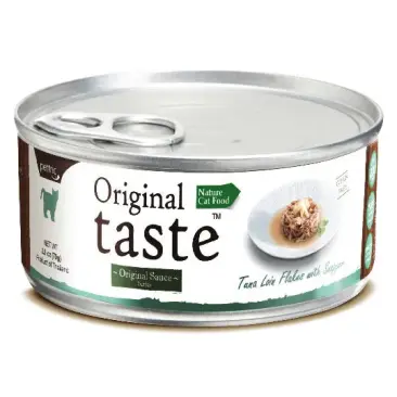 70гр Консервы Pettric Original Taste для кошек из филе Тунца с белым люцианом в соусе