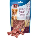80гр Лакомство TRIXIE PREMIO для собак, косточки из утиного мяса с рисом, без глютена и сахара