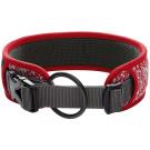 Ошейник HUNTER Collar Divo Reflect 45-55/L, Красный/серый