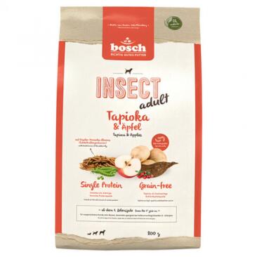 2,5кг Корм Bosch Insect Adult Tapioka+Apfel для взрослых собак всех пород, тапиока с яблоком
