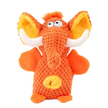 Игрушка Mr.Kranch для собак Слон 21*15см, Оранжевая