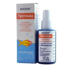 Кондиционер НИЛПА Протоцид от грибков и одноклеточных эктопаразитов рыб, 50мл