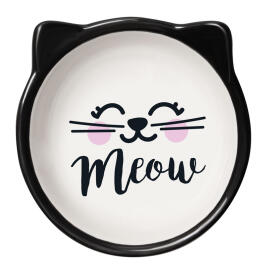 Миска Triol керамическая на ножке "Мордашка", 0,12л