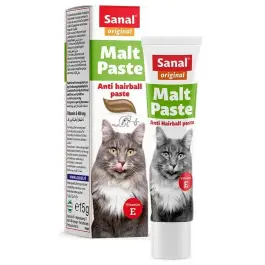 Паста SANAL Malte Paste для выведения шерсти из желудка кошек, 100мл