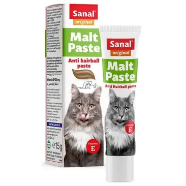 Паста SANAL Malte Paste для выведения шерсти из желудка кошек, 100мл