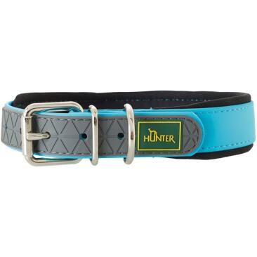 Ошейник HUNTER Collar Convenience Comfort 50/M, Бирюзовый
