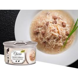 80гр Консервы Pettric Cherie Chicken Formula для кошек, Рубленная курица с куриной печенью в подливе