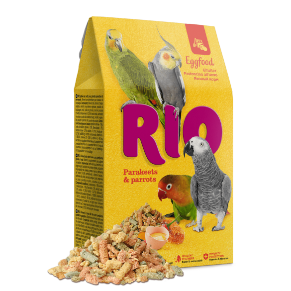 250гр Яичный корм RIO для средних и крупных попугаев