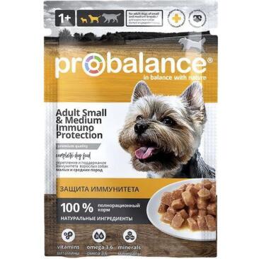 85гр Корм ProBalance для собак малых и средних пород