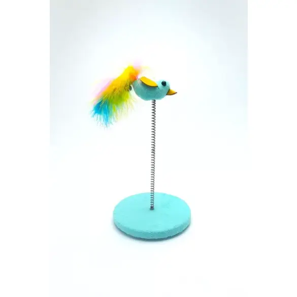 Игрушка РекорнГрупп для кошек подставка с Птичкой, 15,5*25,5см