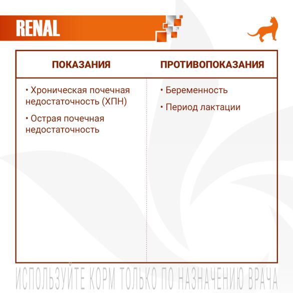 1,5кг Корм Monge VetSolution Cat Renal Вет. диета для кошек с заболеваниями почек