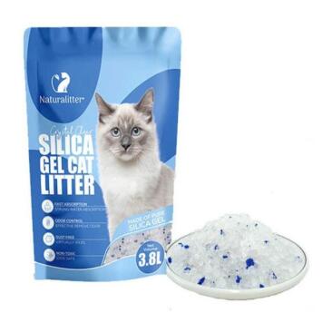 Наполнитель Silica Gel Cat Litter без запаха голубой 3,8л