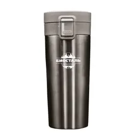 Термос-кружка БИОСТАЛЬ-CROSSTOWN NMT-V 400мл Вороненая сталь