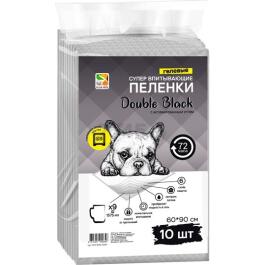 Пеленки FOUR PETS впитывающие угольные 60*90 см, 1шт