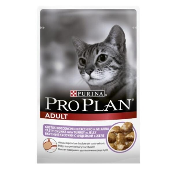 85гр Корм для кошек PRO PLAN Nutrisavour в желе Индейка