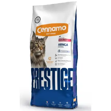 10кг Корм Cennamo PRC Adult STERILIZED ARINGA для взрослых стерилизованных кошек на основе Сельди