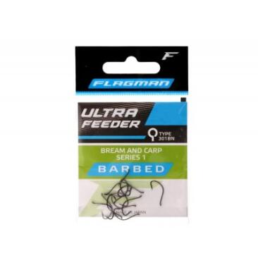 Крючки FLAGMAN Ultra Feeder Bream and Carp series1 #8 12шт