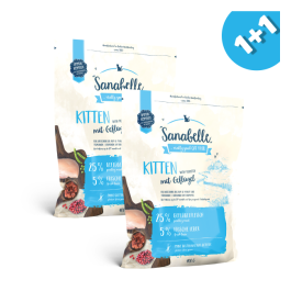 400гр+400гр Корм Sanabelle Kitten для котят и беременных /кормящих кошек (Набор)
