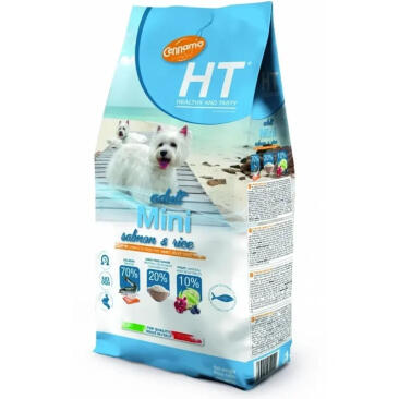 8кг Корм Cennamo HTD Adult MINI SALMON/RICE для взрослых собак мелких  пород с Лососем и Рисом