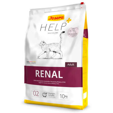2кг Корм Josera Нelp Renal Cat (26,8/20,2) для взрослых кошек с хронической болезнью почек
